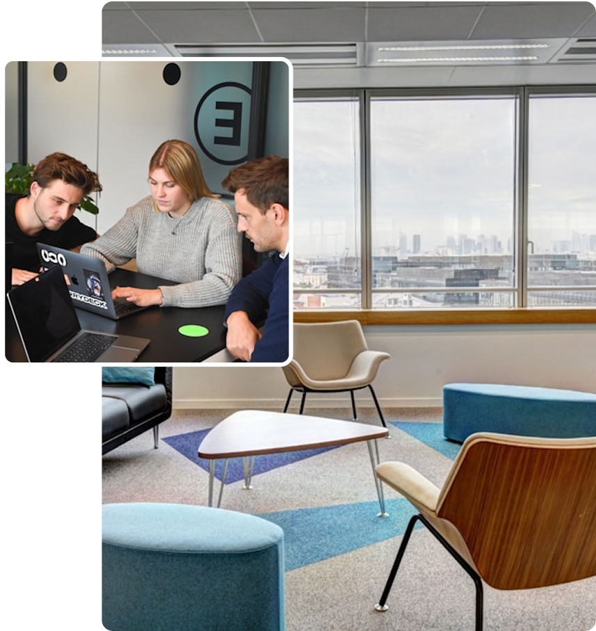 Modern office workspace